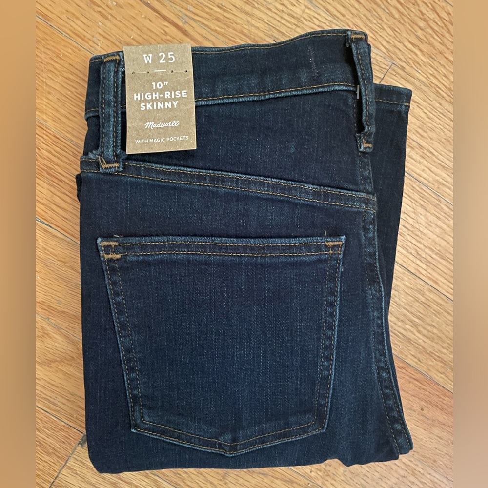 NWT Madewell high waisted skinny jeans